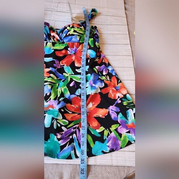 NWT Swim Solutions Garden Party Surplice Swimdress Size 18w - Picture 5 of 12